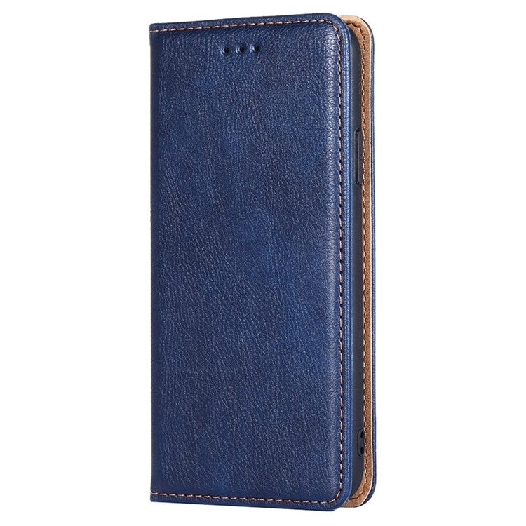 For Samsung Galaxy S25+ 5G Gloss Oil Solid Color Magnetic Leather Phone Case(Blue) - Galaxy S25+ 5G Cases by PMC Jewellery | Online Shopping South Africa | PMC Jewellery | Buy Now Pay Later Mobicred