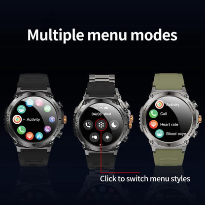 WiWU  SW03 1.43 inch AMOLED IP68 Fitness Smart Watch Supports Bluetooth Call(Tarnish) - Smart Watches by WIWU | Online Shopping South Africa | PMC Jewellery | Buy Now Pay Later Mobicred