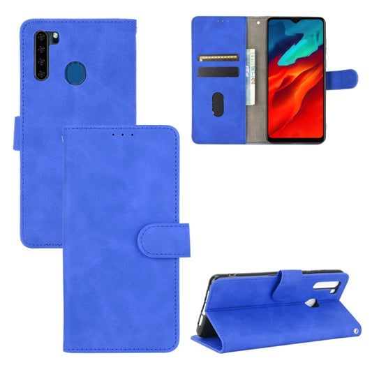 For Blackview A80 Pro Solid Color Skin Feel Magnetic Buckle Horizontal Flip Calf Texture PU Leather Case with Holder & Card Slots & Wallet(Blue) - More Brand by PMC Jewellery | Online Shopping South Africa | PMC Jewellery | Buy Now Pay Later Mobicred