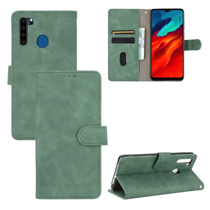 For Blackview A80 Pro Solid Color Skin Feel Magnetic Buckle Horizontal Flip Calf Texture PU Leather Case with Holder & Card Slots & Wallet(Green) - More Brand by PMC Jewellery | Online Shopping South Africa | PMC Jewellery | Buy Now Pay Later Mobicred