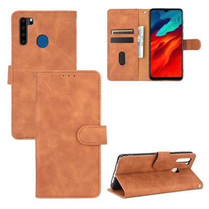 For Blackview A80 Pro Solid Color Skin Feel Magnetic Buckle Horizontal Flip Calf Texture PU Leather Case with Holder & Card Slots & Wallet(Brown) - More Brand by PMC Jewellery | Online Shopping South Africa | PMC Jewellery | Buy Now Pay Later Mobicred