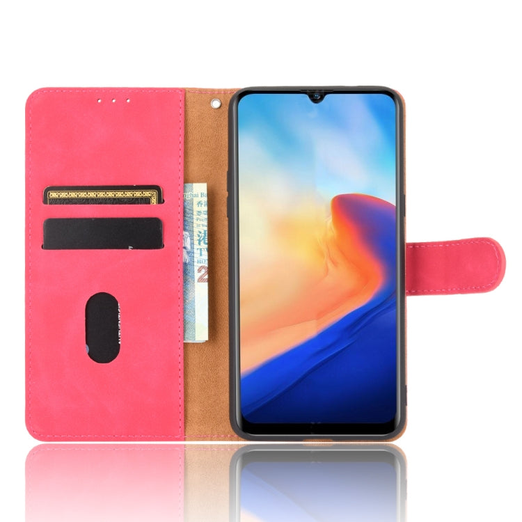 For Blackview A80 Solid Color Skin Feel Magnetic Buckle Horizontal Flip Calf Texture PU Leather Case with Holder & Card Slots & Wallet(Rose Red) - More Brand by PMC Jewellery | Online Shopping South Africa | PMC Jewellery | Buy Now Pay Later Mobicred