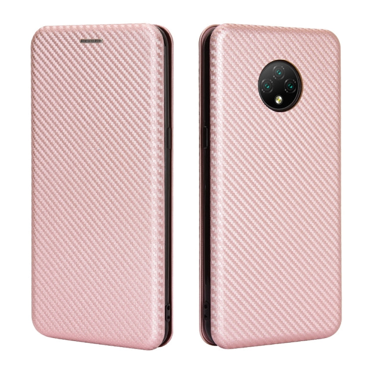 For Doogee X95 Carbon Fiber Texture Horizontal Flip TPU + PC + PU Leather Case with Card Slot & Lanyard(Pink) - More Brand by PMC Jewellery | Online Shopping South Africa | PMC Jewellery | Buy Now Pay Later Mobicred