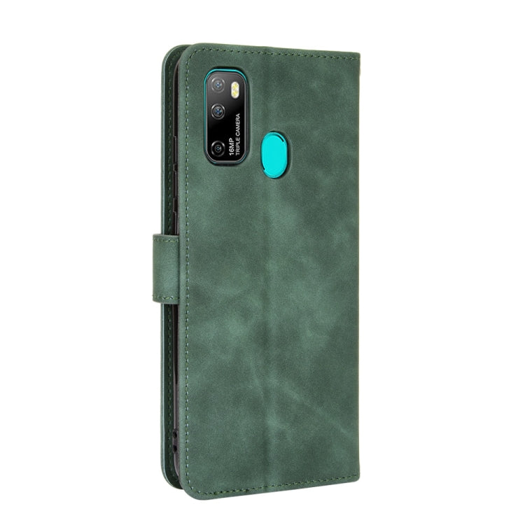 For Ulefone Note 9P Solid Color Skin Feel Magnetic Buckle Horizontal Flip Calf Texture PU Leather Case with Holder & Card Slots & Wallet(Green) - Ulefone Cases by PMC Jewellery | Online Shopping South Africa | PMC Jewellery | Buy Now Pay Later Mobicred