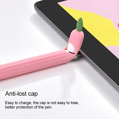 For Apple Pencil 1 Contrasting Color Mint Leaf Silicone Non-slip Protective Cover(Green) - Pencil Accessories by PMC Jewellery | Online Shopping South Africa | PMC Jewellery | Buy Now Pay Later Mobicred