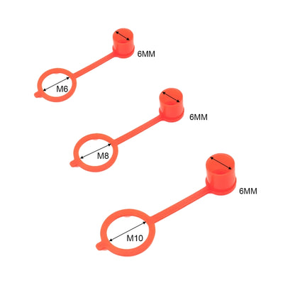 80 PCS M6 / M8 / M10 Polyethylene Plastic Dust Cover Cap Assortment Kits for Oil Grease Zerk Fitting - Pipes & Fittings by PMC Jewellery | Online Shopping South Africa | PMC Jewellery