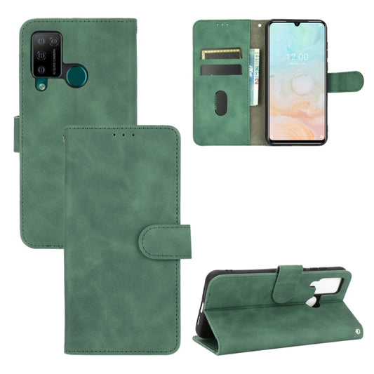For DOOGEE N20 Pro Solid Color Skin Feel Magnetic Buckle Horizontal Flip Calf Texture PU Leather Case with Holder & Card Slots & Wallet(Green) - More Brand by PMC Jewellery | Online Shopping South Africa | PMC Jewellery | Buy Now Pay Later Mobicred