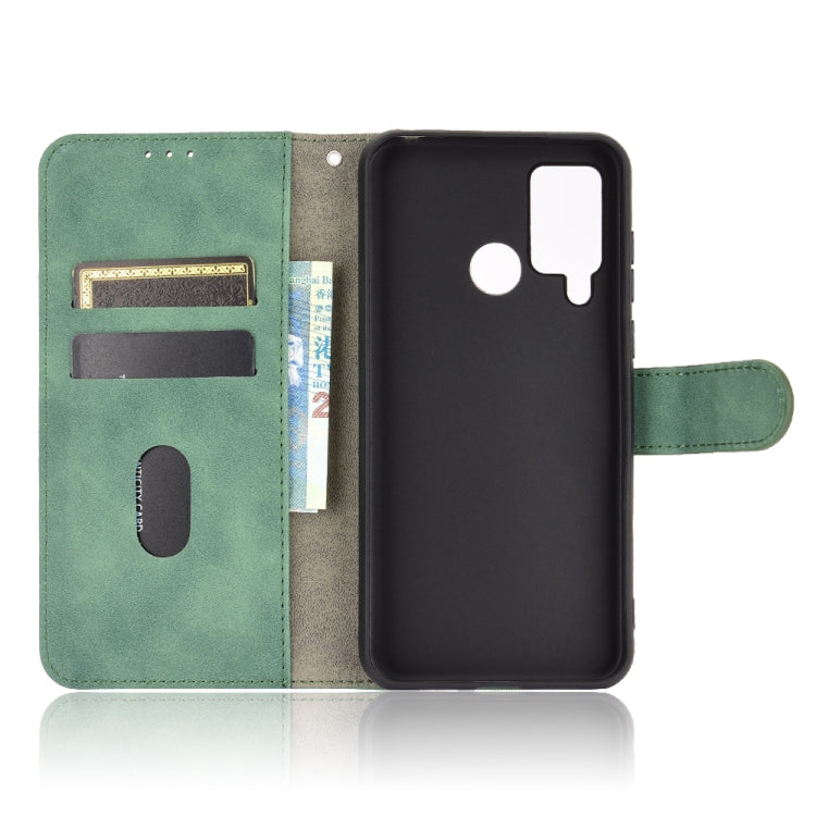 For DOOGEE N20 Pro Solid Color Skin Feel Magnetic Buckle Horizontal Flip Calf Texture PU Leather Case with Holder & Card Slots & Wallet(Green) - More Brand by PMC Jewellery | Online Shopping South Africa | PMC Jewellery | Buy Now Pay Later Mobicred