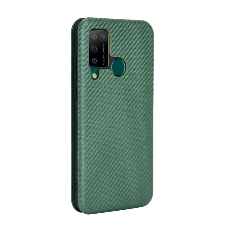 For DOOGEE N20 Pro Carbon Fiber Texture Horizontal Flip TPU + PC + PU Leather Case with Card Slot(Green) - More Brand by PMC Jewellery | Online Shopping South Africa | PMC Jewellery | Buy Now Pay Later Mobicred