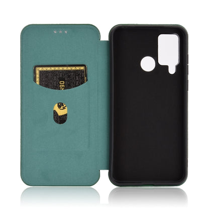 For DOOGEE N20 Pro Carbon Fiber Texture Horizontal Flip TPU + PC + PU Leather Case with Card Slot(Green) - More Brand by PMC Jewellery | Online Shopping South Africa | PMC Jewellery | Buy Now Pay Later Mobicred