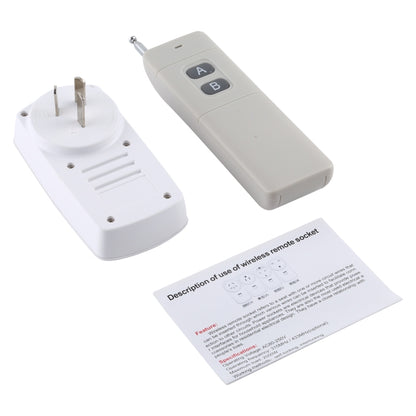 AK-DL220 220V Smart Wireless Remote Control Socket with Remote Control, Plug Type:AU Plug - Smart Socket by PMC Jewellery | Online Shopping South Africa | PMC Jewellery | Buy Now Pay Later Mobicred