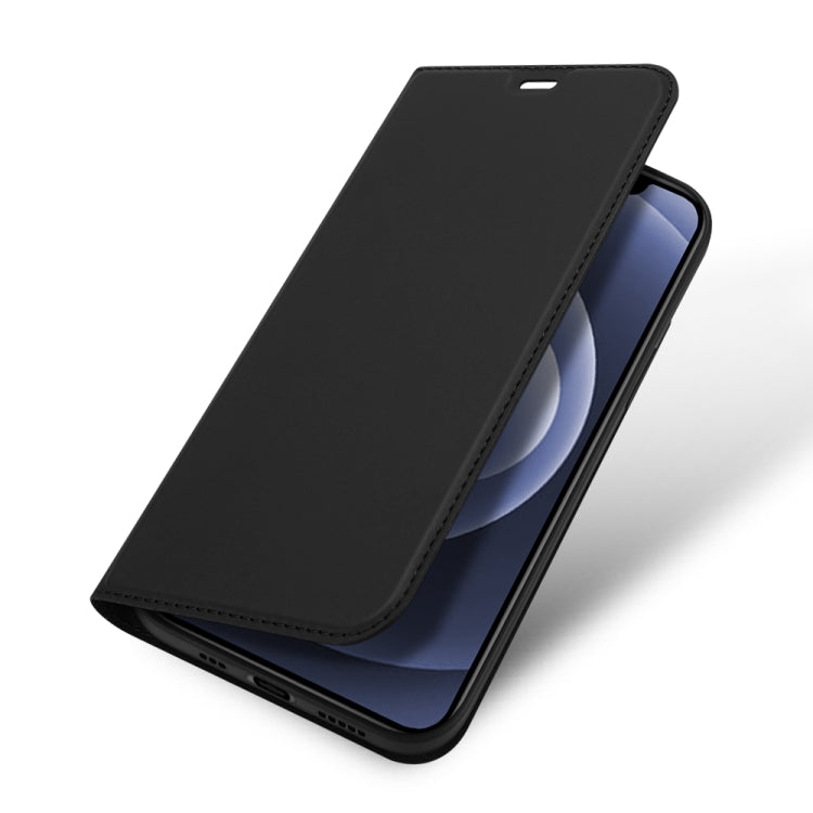 For iPhone 12 / 12 Pro DUX DUCIS Skin Pro Series Horizontal Flip PU + TPU Leather Case with Holder & Card Slots(Black) - iPhone 12 / 12 Pro Cases by DUX DUCIS | Online Shopping South Africa | PMC Jewellery | Buy Now Pay Later Mobicred