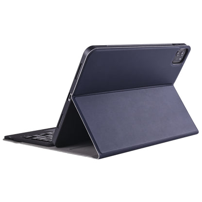 A098B-A Detachable ABS Ultra-thin Bluetooth Keyboard + TPU Tablet Case for iPad Air 4 10.9 inch (2020), with Stand & Pen Slot & Touch(Dark Blue) - For iPad Air by PMC Jewellery | Online Shopping South Africa | PMC Jewellery | Buy Now Pay Later Mobicred