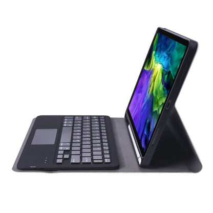 A098B-A Detachable ABS Ultra-thin Bluetooth Keyboard + TPU Tablet Case for iPad Air 4 10.9 inch (2020), with Stand & Pen Slot & Touch(Dark Blue) - For iPad Air by PMC Jewellery | Online Shopping South Africa | PMC Jewellery | Buy Now Pay Later Mobicred