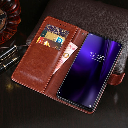 For DOOGEE N20 Pro idewei Crazy Horse Texture Horizontal Flip Leather Case with Holder & Card Slots & Wallet(Brown) - More Brand by idewei | Online Shopping South Africa | PMC Jewellery | Buy Now Pay Later Mobicred