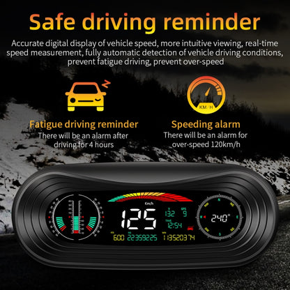 P18 GPS Car HUD Head-up Display Vehicle Speed / Voltage / Mileage - Head Up Display System by PMC Jewellery | Online Shopping South Africa | PMC Jewellery | Buy Now Pay Later Mobicred