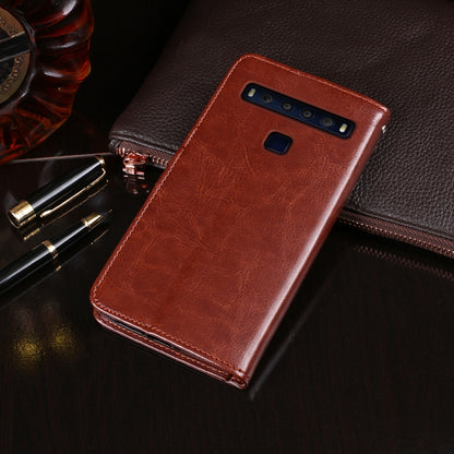 For TCL 10L idewei Crazy Horse Texture Horizontal Flip Leather Case with Holder & Card Slots & Wallet(Red) - More Brand by idewei | Online Shopping South Africa | PMC Jewellery | Buy Now Pay Later Mobicred