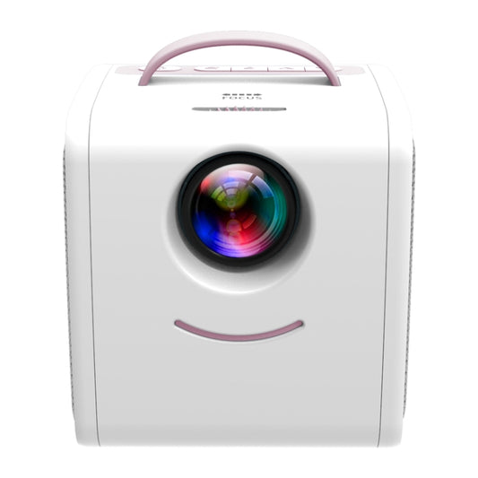 Q2 LED 1080P Mini Portable Projector Children Projector, Plug Type:US Plug(Pink White) - Mini Projector by PMC Jewellery | Online Shopping South Africa | PMC Jewellery | Buy Now Pay Later Mobicred