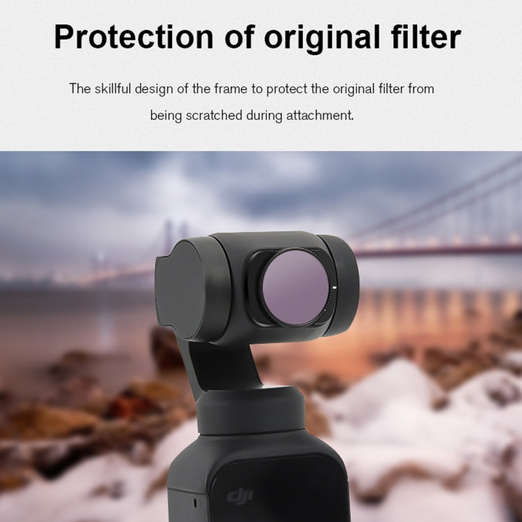 STARTRC 1108493 4 In 1 ND8PL + ND16PL + ND32PL + ND64PL Adjustable Lens Filter Set for DJI OSMO Pocket 2 - Lens Accessories by STARTRC | Online Shopping South Africa | PMC Jewellery | Buy Now Pay Later Mobicred