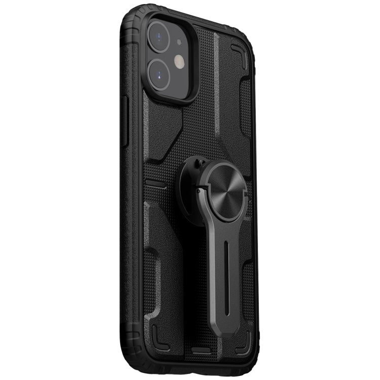 For iPhone 12 mini NILLKIN PC + TPU Medley Case with Removable Stand (Black) - iPhone 12 mini Cases by NILLKIN | Online Shopping South Africa | PMC Jewellery | Buy Now Pay Later Mobicred