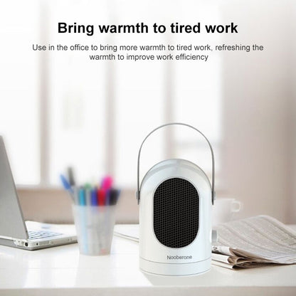 600W Winter Mini Electric Warmer Fan Heater Shaking Head Desktop Household Radiator Energy Saving, EU Plug (White) - Electric Heaters by PMC Jewellery | Online Shopping South Africa | PMC Jewellery | Buy Now Pay Later Mobicred