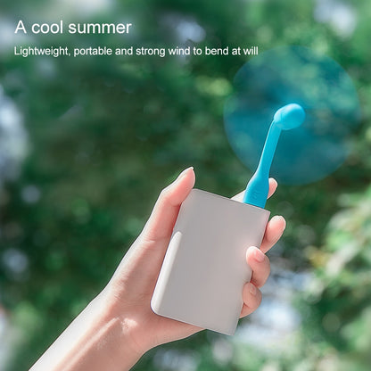 Original Xiaomi Mijia Portable Mini Mute USB Electric Fan (White) - Electric Fans by Xiaomi | Online Shopping South Africa | PMC Jewellery | Buy Now Pay Later Mobicred