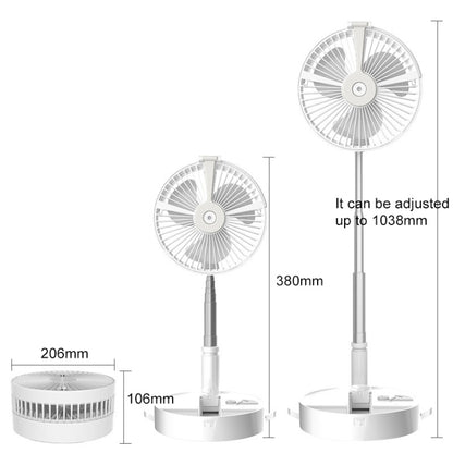 Humidifying and Moisturizing Spray Fan USB Charging Desktop Portable Folding Fan (Pink) - Electric Fans by PMC Jewellery | Online Shopping South Africa | PMC Jewellery | Buy Now Pay Later Mobicred