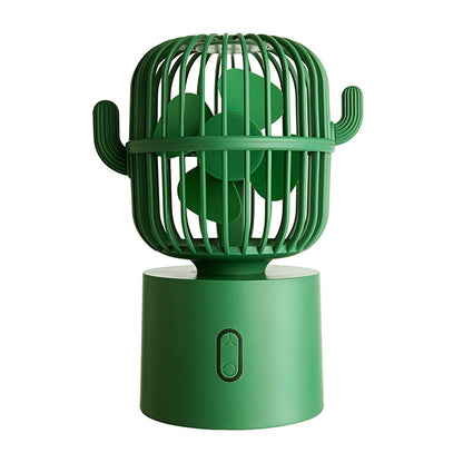 F6 Cactus Portable Mini Fan USB Shaking Head Handheld Desk Electric Fan (Green) - Electric Fans by PMC Jewellery | Online Shopping South Africa | PMC Jewellery | Buy Now Pay Later Mobicred