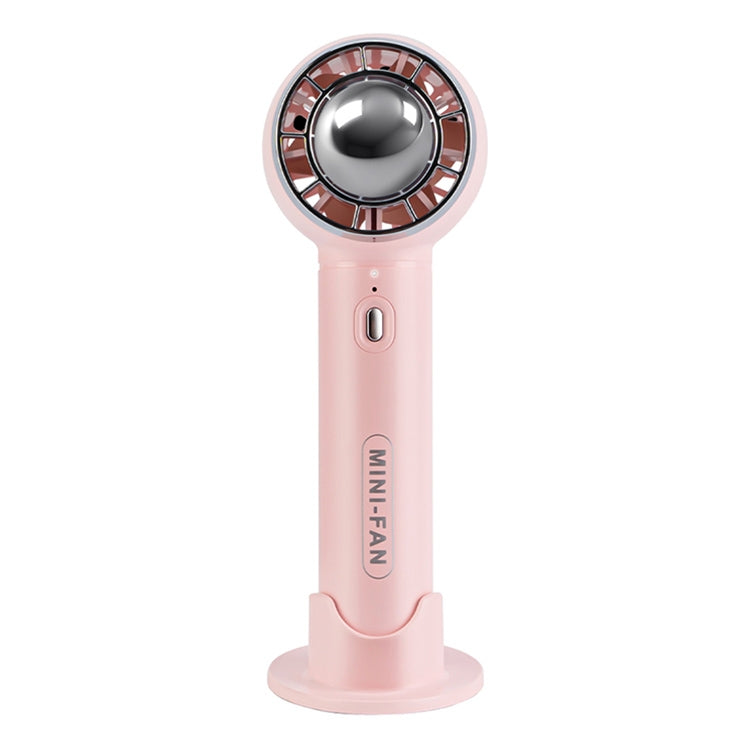 F23 Handheld Rurbo Mini Electric Fan (Pink) - Electric Fans by PMC Jewellery | Online Shopping South Africa | PMC Jewellery | Buy Now Pay Later Mobicred