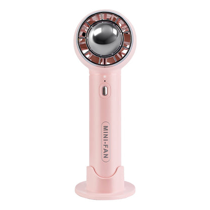 F23 Handheld Rurbo Mini Electric Fan (Pink) - Electric Fans by PMC Jewellery | Online Shopping South Africa | PMC Jewellery | Buy Now Pay Later Mobicred