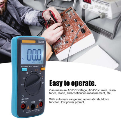 ZT98 CAT III  600V Portable Digital Multimeter 2000 Counts Back-light AC / DC Current Voltage Tester Meter with LCD Screen & Holder - Current & Voltage Tester by PMC Jewellery | Online Shopping South Africa | PMC Jewellery | Buy Now Pay Later Mobicred