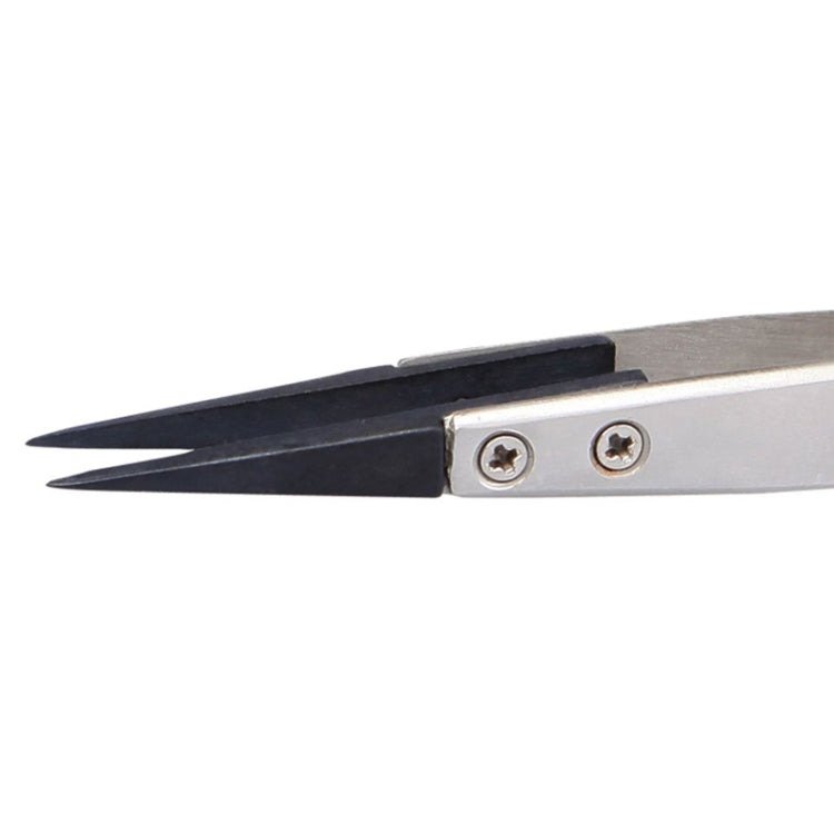 BEST BST-259 Stainless Steel Snti Static Tweezer - Tweezers by BEST | Online Shopping South Africa | PMC Jewellery | Buy Now Pay Later Mobicred