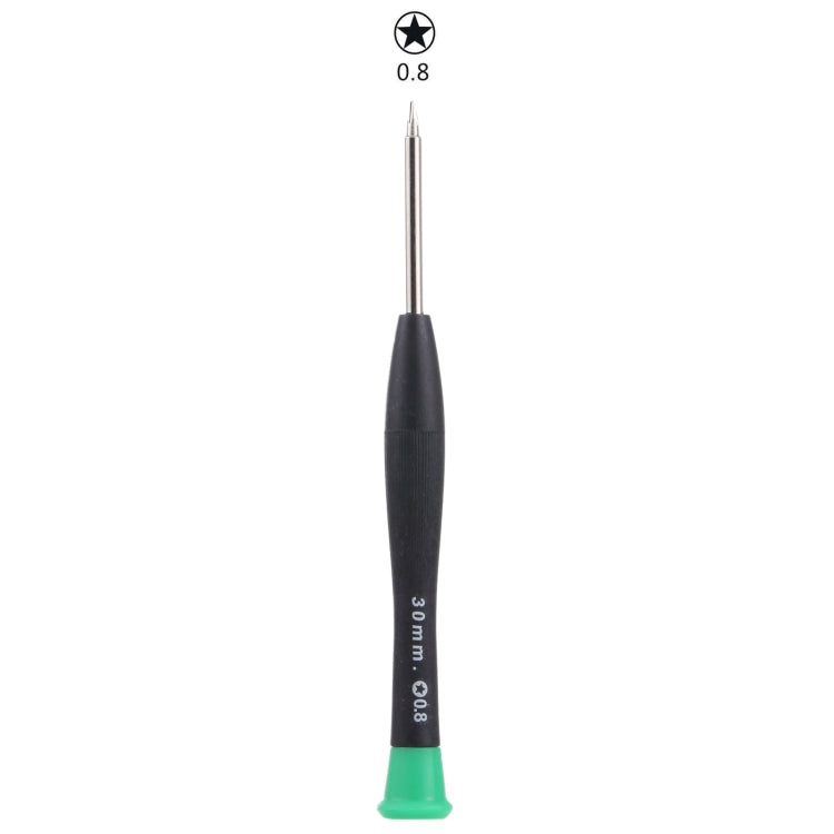 JIAFA JF-614 0.8 Metal + Plastic Mobile Phone Repair Tool Five Star Screwdriver(Green) - Screwdriver by JIAFA | Online Shopping South Africa | PMC Jewellery