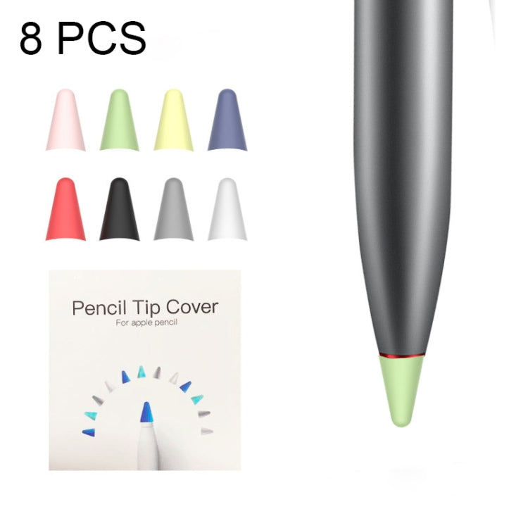 8 PCS Non-slip Mute Wear-resistant Nib Cover for M-pencil Lite (Colour) - Pencil Accessories by PMC Jewellery | Online Shopping South Africa | PMC Jewellery | Buy Now Pay Later Mobicred