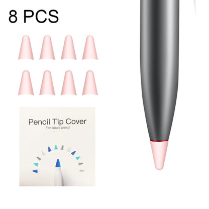 8 PCS Non-slip Mute Wear-resistant Nib Cover for M-pencil Lite (Pink) - Pencil Accessories by PMC Jewellery | Online Shopping South Africa | PMC Jewellery | Buy Now Pay Later Mobicred