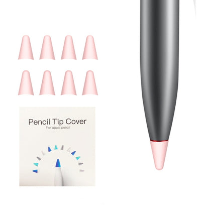 8 PCS Non-slip Mute Wear-resistant Nib Cover for M-pencil Lite (Pink) - Pencil Accessories by PMC Jewellery | Online Shopping South Africa | PMC Jewellery | Buy Now Pay Later Mobicred