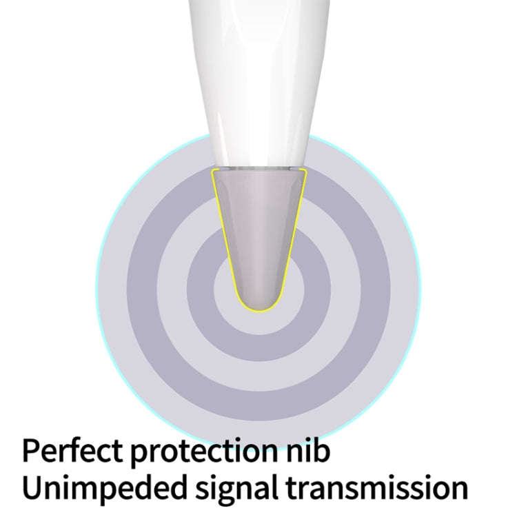 8 PCS Non-slip Mute Wear-resistant Nib Cover for M-pencil Lite (White) - Pencil Accessories by PMC Jewellery | Online Shopping South Africa | PMC Jewellery | Buy Now Pay Later Mobicred