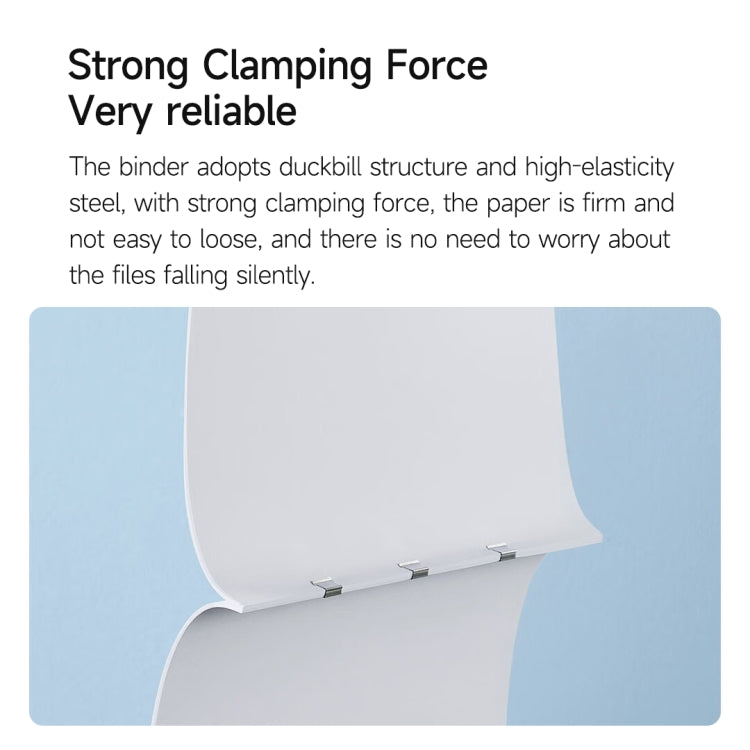 Original Xiaomi Mijia Push Clip Stapler Reusable Binder (White) - Binding Supplies by Xiaomi | Online Shopping South Africa | PMC Jewellery | Buy Now Pay Later Mobicred