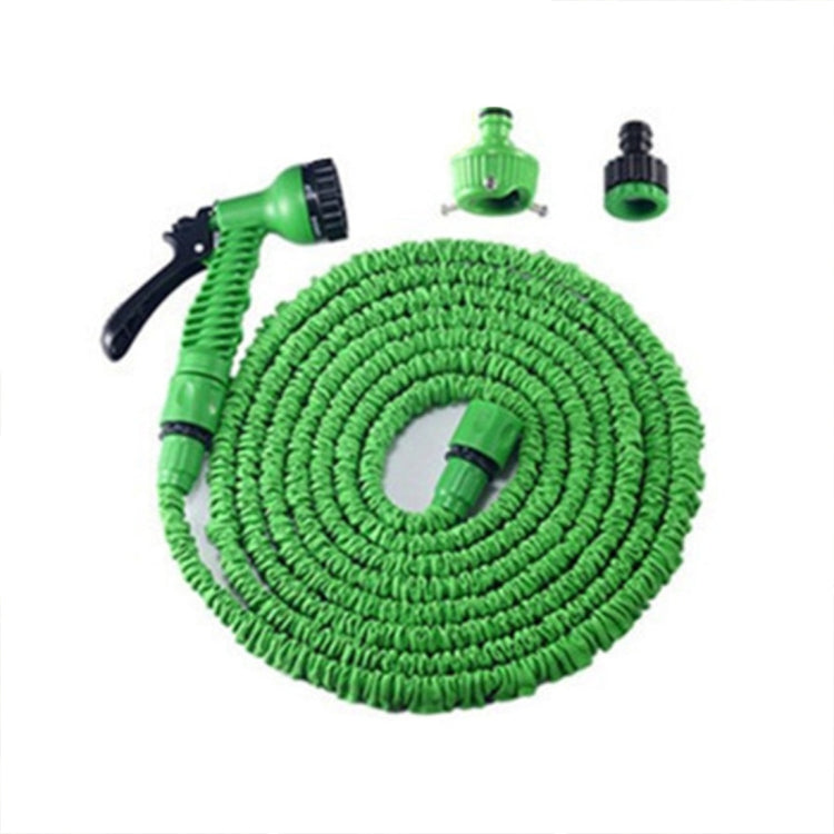 10-30m Telescopic Pipe Expandable Magic Flexible Garden Watering Hose with Spray Gun Set(Green) - Watering & Irrigation by PMC Jewellery | Online Shopping South Africa | PMC Jewellery | Buy Now Pay Later Mobicred