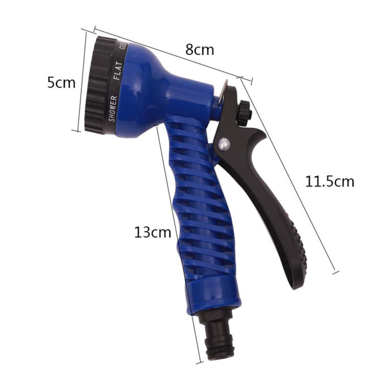 10-30m Telescopic Pipe Expandable Magic Flexible Garden Watering Hose with Spray Gun Set(Blue) - Watering & Irrigation by PMC Jewellery | Online Shopping South Africa | PMC Jewellery | Buy Now Pay Later Mobicred