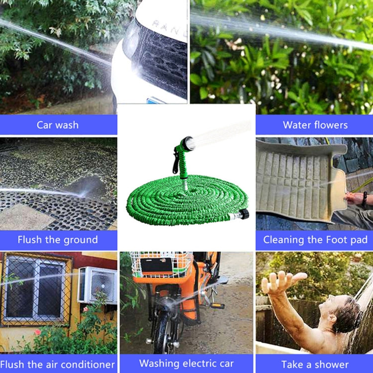 10-30m Telescopic Pipe Expandable Magic Flexible Garden Watering Hose with Spray Gun Set(Blue) - Watering & Irrigation by PMC Jewellery | Online Shopping South Africa | PMC Jewellery | Buy Now Pay Later Mobicred