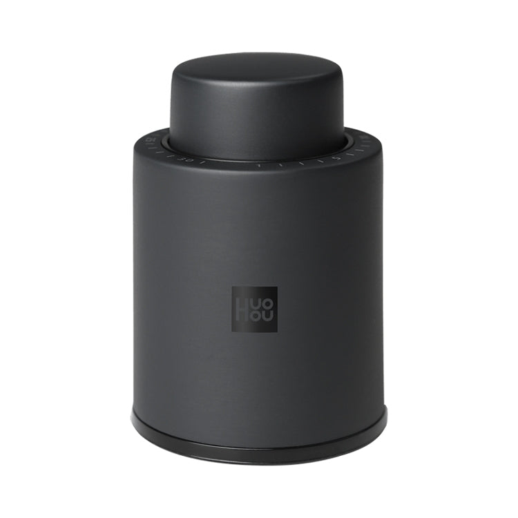 Original Xiaomi Youpin Huohou Red Wine Vacuum Stopper(Black) - Bottle Stopper by Xiaomi | Online Shopping South Africa | PMC Jewellery | Buy Now Pay Later Mobicred