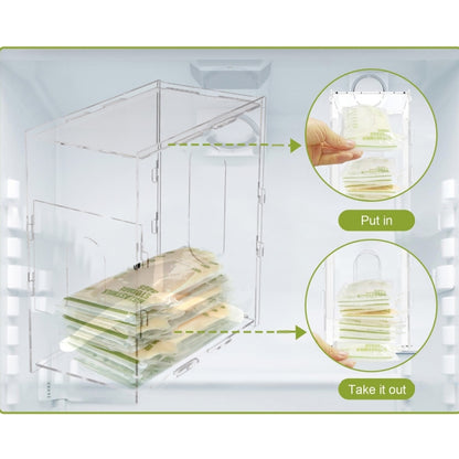 YX020 Dairy Acrylic Storage Box Breast Milk Storage Box - Storage Boxes by PMC Jewellery | Online Shopping South Africa | PMC Jewellery