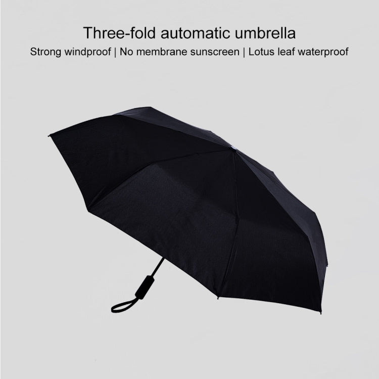 Original Xiaomi Youpin WD1 Empty Valley Automatic Umbrella, Size: 23 inch(Black) - Umbrellas by Xiaomi | Online Shopping South Africa | PMC Jewellery | Buy Now Pay Later Mobicred