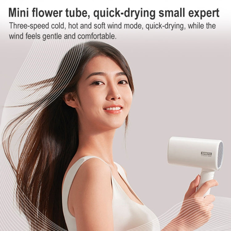 Original Xiaomi Youpin SMATE SH-A121 1000W Anion Electric Portable Folding Hair Dryer Two Speed Quick-Drying(Black) - Hair Dryers & Accessories by Xiaomi | Online Shopping South Africa | PMC Jewellery | Buy Now Pay Later Mobicred