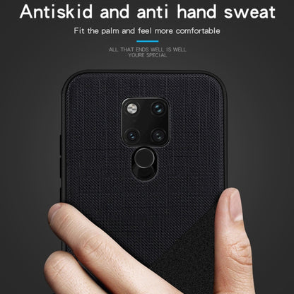 MOFI Shockproof TPU + PC + Cloth Pasted Case for Huawei Mate 20 X(Black) - Huawei Cases by MOFI | Online Shopping South Africa | PMC Jewellery