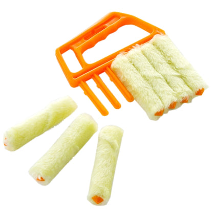 Microfiber Blinds Cleaning Brush Slat Dust Cleaner Clip Window Air Conditioner Duster - Cleaning Tools by PMC Jewellery | Online Shopping South Africa | PMC Jewellery