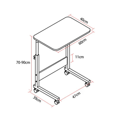 Wood Texture Portable Household Removable Laptop Desk Table Bedside Desk - Laptop Stand by PMC Jewellery | Online Shopping South Africa | PMC Jewellery | Buy Now Pay Later Mobicred