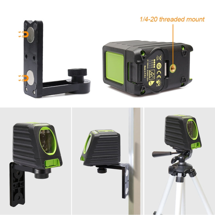 BOX-1R 1V1H 40mW & 10mW 2 Line Red Beam Laser Level Covering Walls and Floors (Red) - Laser Rangefinder by PMC Jewellery | Online Shopping South Africa | PMC Jewellery | Buy Now Pay Later Mobicred