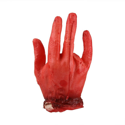 Popular Scary Halloween Prop Bloody Four Finger Fake Hand - Halloween Prop Decorations by PMC Jewellery | Online Shopping South Africa | PMC Jewellery | Buy Now Pay Later Mobicred